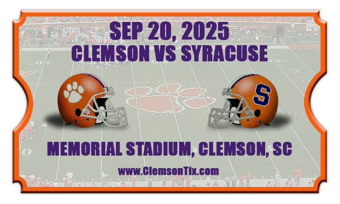 2025 Clemson Vs Syracuse